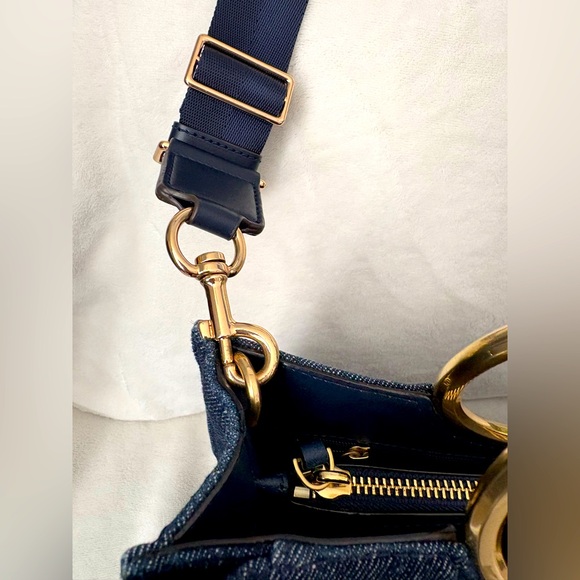 RARE Kate Spade, White Rock Road Denim Sam Satchel - Picture 12 of 16